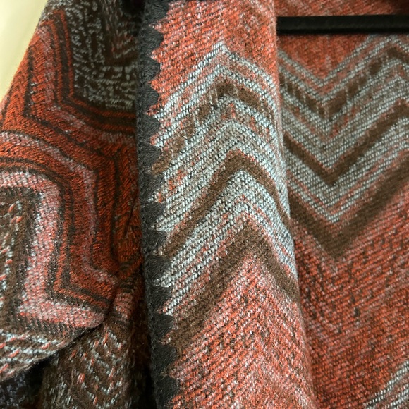 Cozy Chevron Open Front Cardigan - Picture 6 of 12